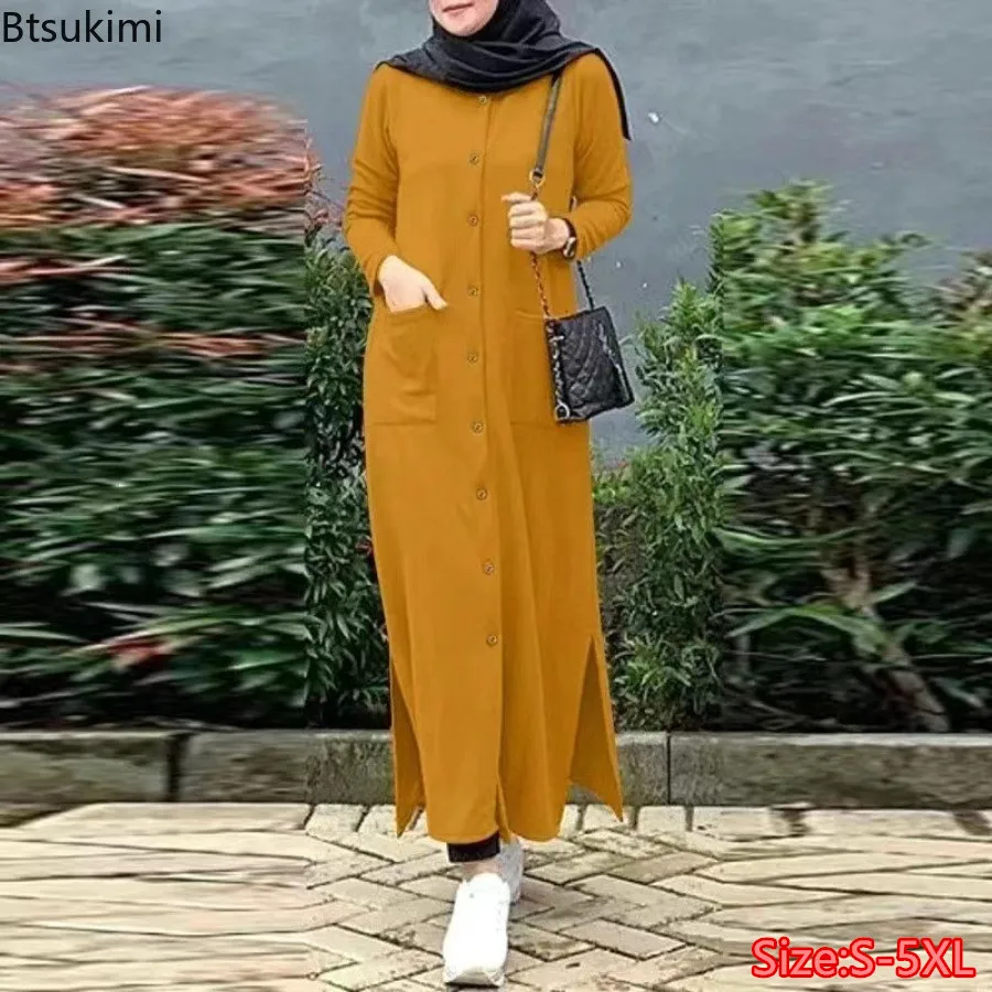 Abaya Modest Wear - 2026 Vintage Long Dress for Women