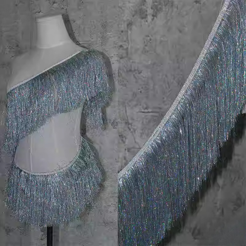 Ethnic Fashion Imports - Euro-American Fashion Sequin Tassel Fabric DIY