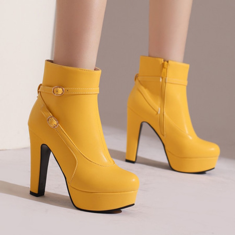 The Ethnic Fashion - Fashion Platform Boots Women Sexy Rivets