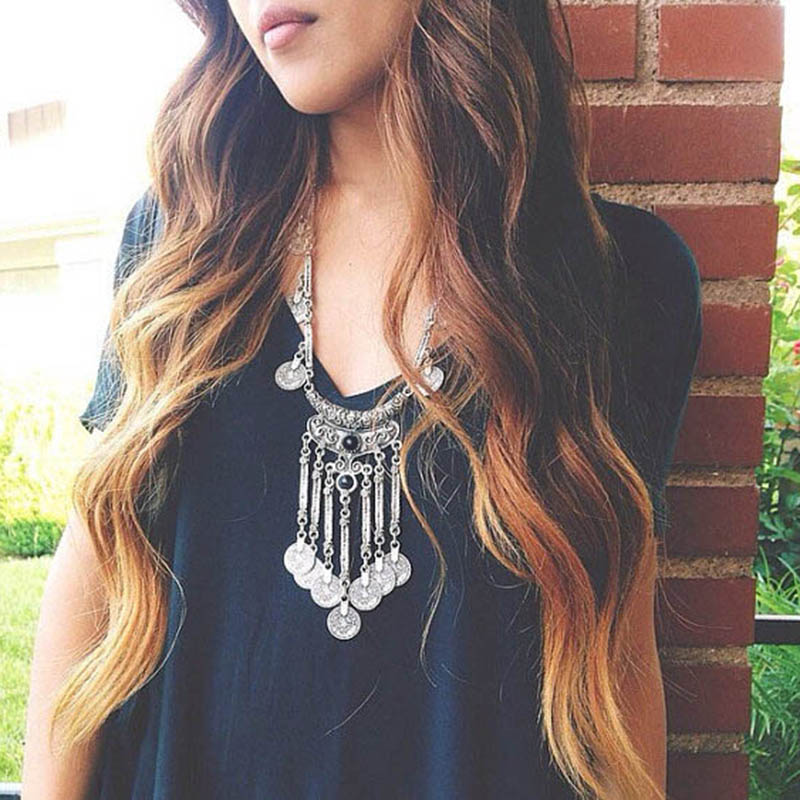 Ethnic Fashion Co In - LOVBEAFAS Fashion Maxi Collier Femme Bijoux