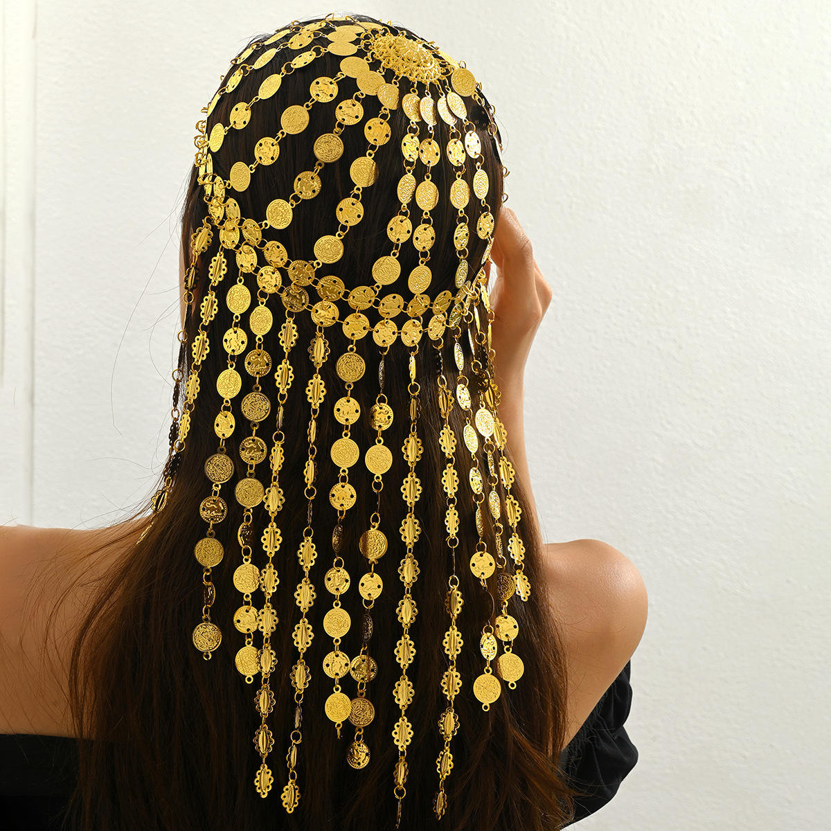 Ethnic Fashion Co In - Bohemian Ethnic Alloy Tassel Women's Head