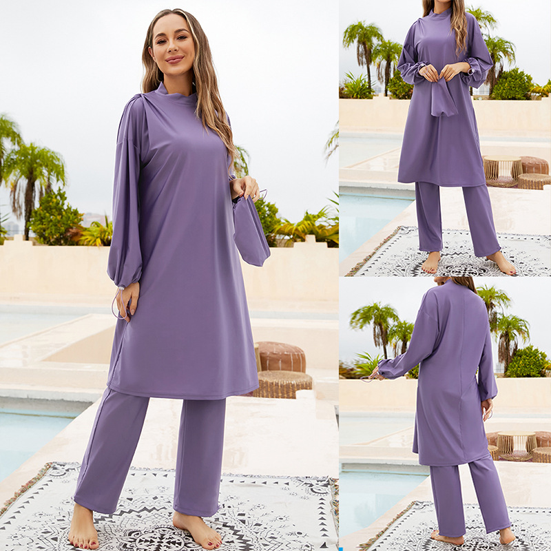 Abaya Modest Wear - Abaya summer Muslim Swimwear Hijab Women