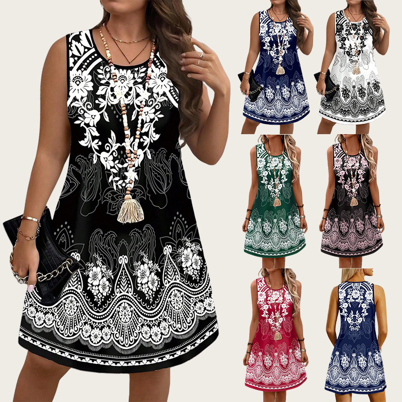Ethnic Style Dresses - Ethnic Style Vintage Dresses 2026 Summer
