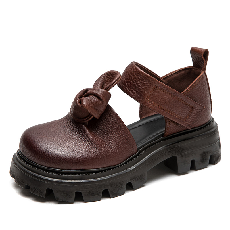 The Ethnic Fashion - 5cm Ethnic Knot Platform Wedge Autumn