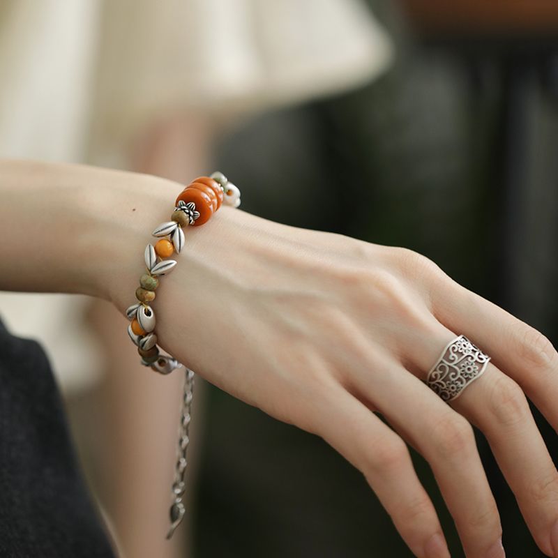 Yellow Disc Round Bead Spacer  - Ethnic Wear Fashion Designer 评论和价格