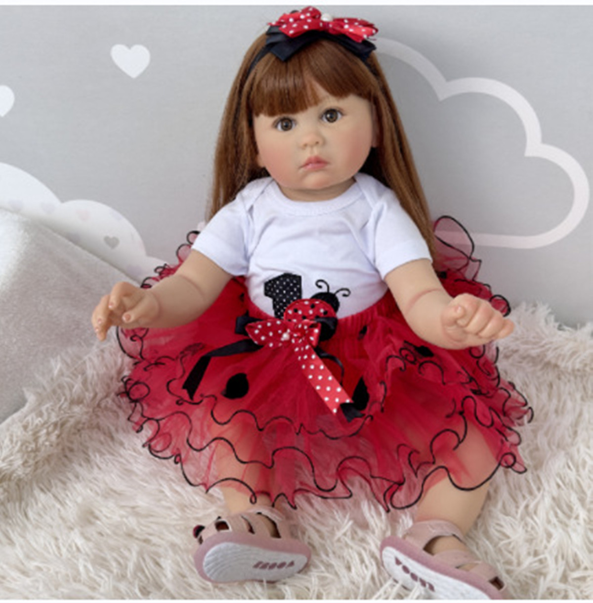 70cm Silicone Reborn Dolls Lif - Kids Ethnic Fashion 评论和价格