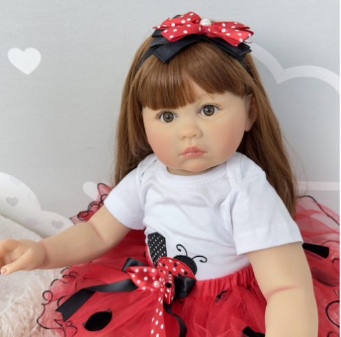 70cm Silicone Reborn Dolls Lif - Kids Ethnic Fashion 评论和价格