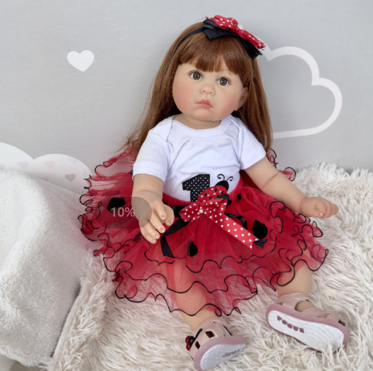 70cm Silicone Reborn Dolls Lif - Kids Ethnic Fashion 评论和价格