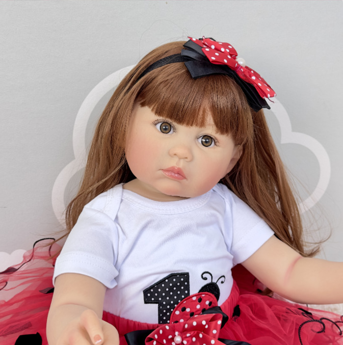 70cm Silicone Reborn Dolls Lif - Kids Ethnic Fashion 评论和价格