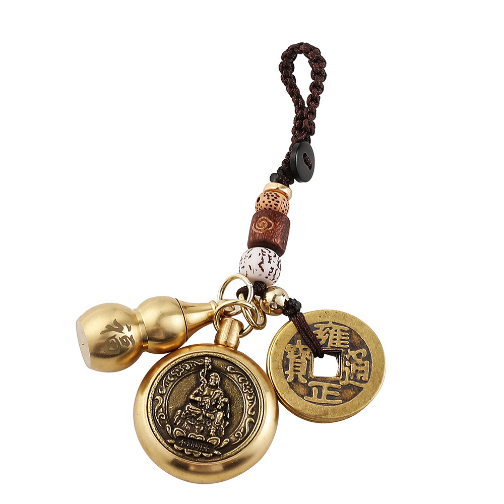 Brass Gourd Pendant Eight Zodi - Ethnic Fashion Co In 评论和价格