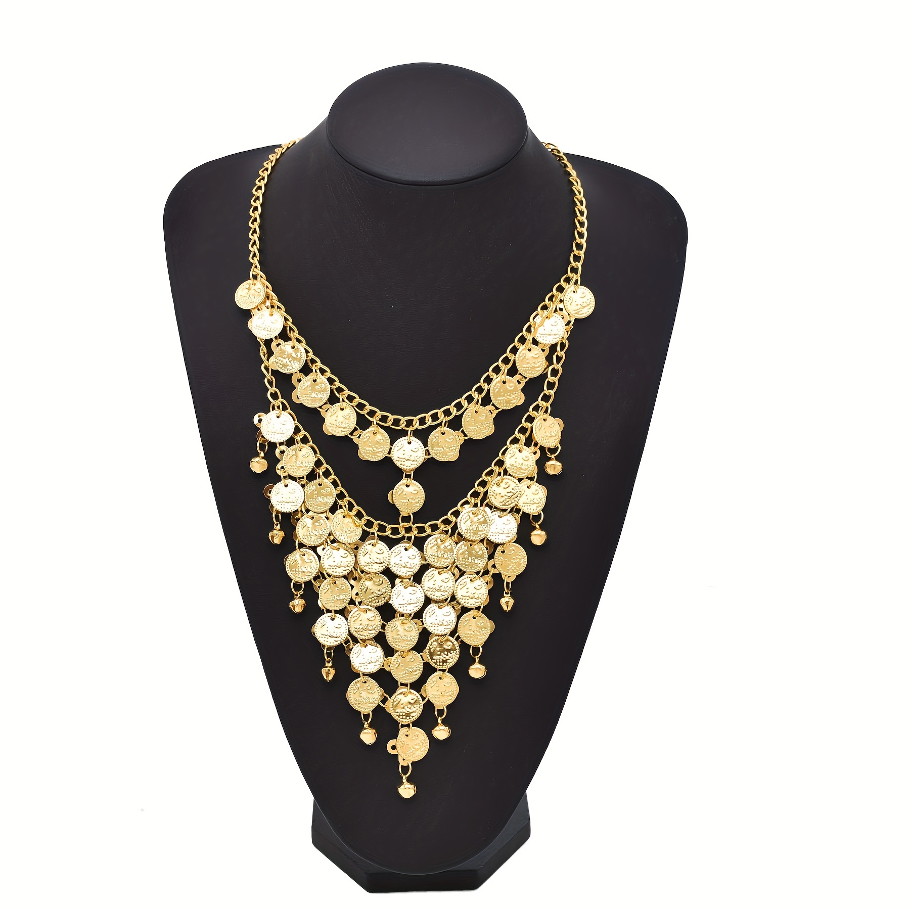 Gold Color Coins Long Chains T - Ethnic Fashion Co In 评论和价格