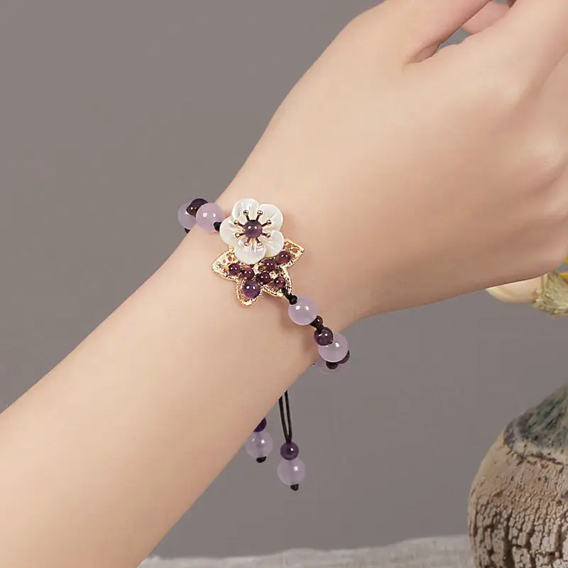 Chinese Crystal Mori Bracelet  - Ethnic Fashion Girls 评论和价格