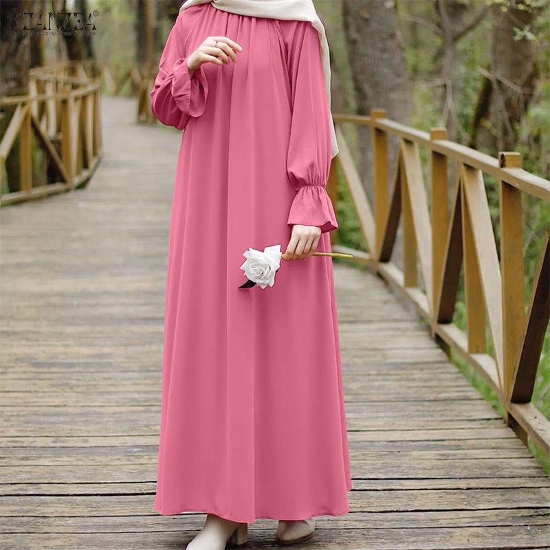 ZANZEA Plus Size 5XL Muslim Mo - Abaya Modest Wear 评论和价格