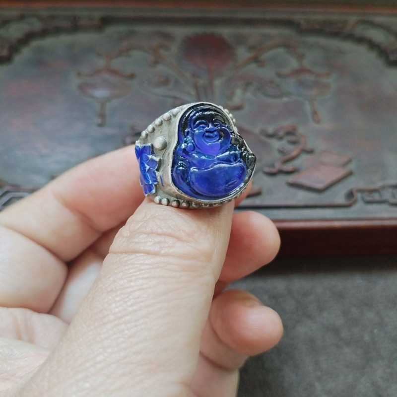Vintage Import Buddha Ring Wit - Ethnic Fashion Imports 评论和价格