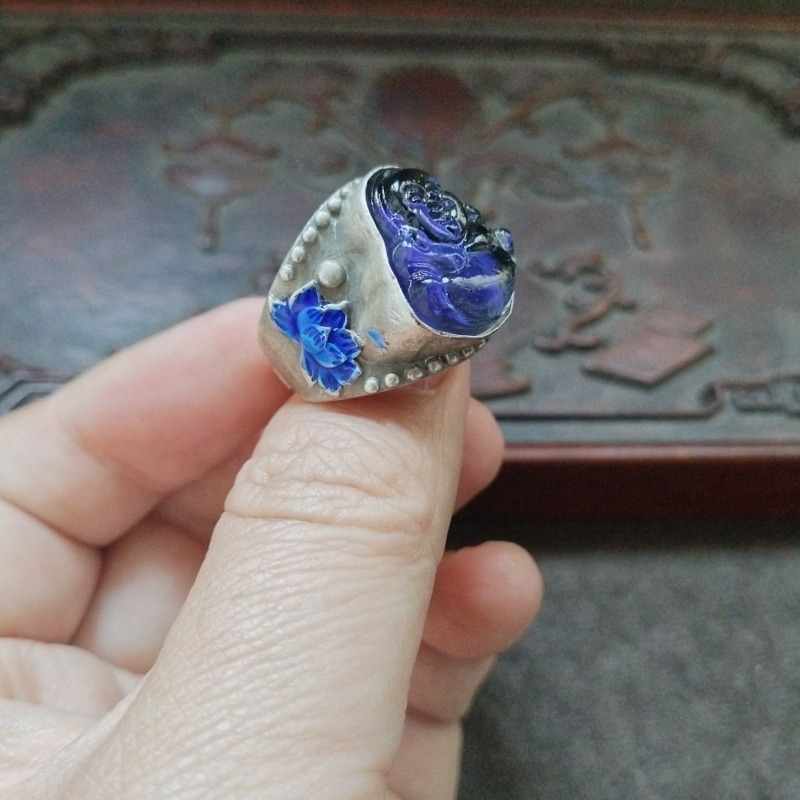 Vintage Import Buddha Ring Wit - Ethnic Fashion Imports 评论和价格
