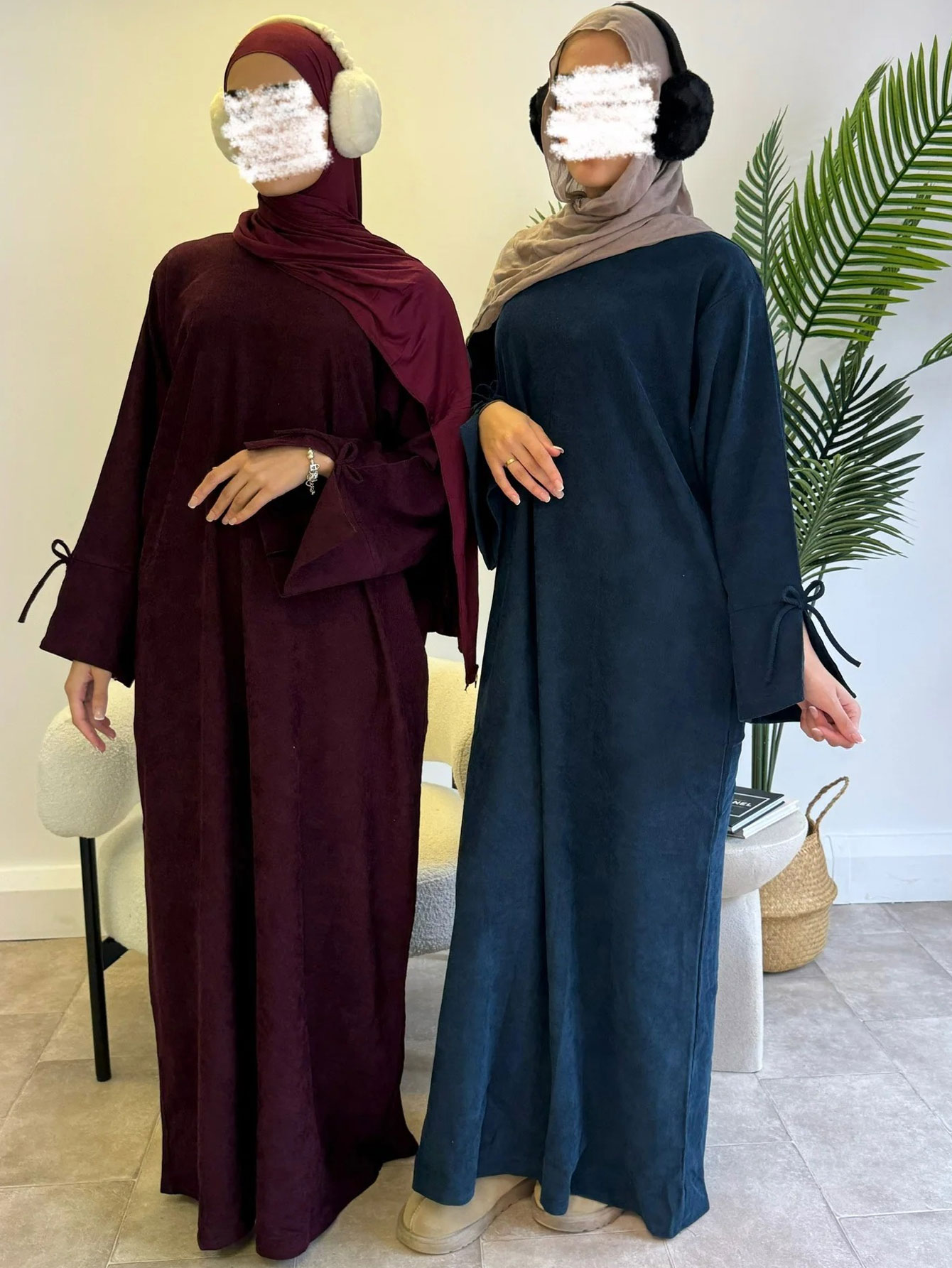 Ramadan Bow-knot Dubai Abaya D - Abaya Modest Wear 评论和价格