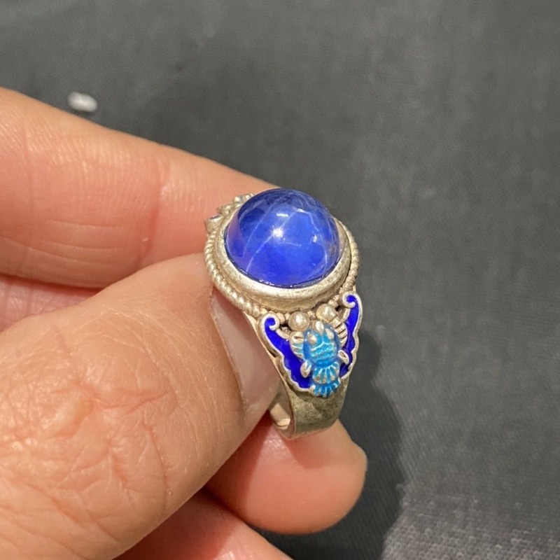 Ethnic Cloisonne Open Ring, Ex - Ethnic Wear Fashion Designer 评论和价格