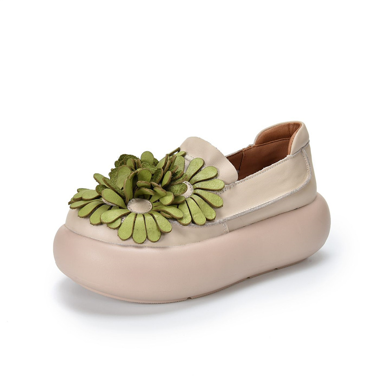 Thick Soled Sponge Cake Shoes  - Ethnic Fashion Women 评论和价格