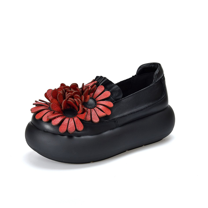 Thick Soled Sponge Cake Shoes  - Ethnic Fashion Women 评论和价格