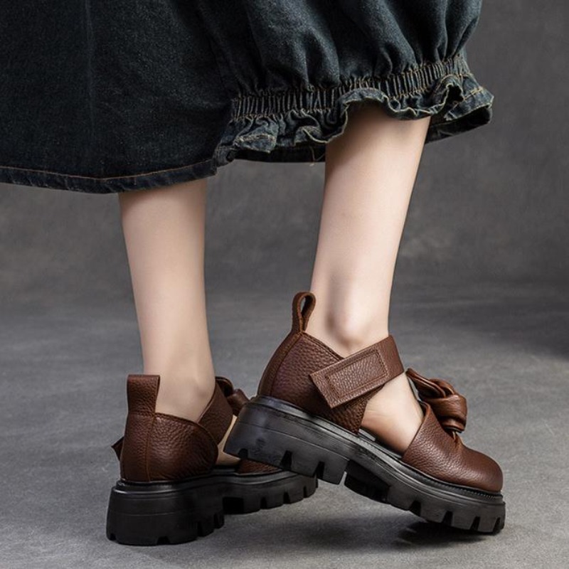 5cm Ethnic Knot Platform Wedge - The Ethnic Fashion 评论和价格
