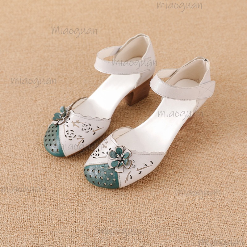Hollow Out Cover Toe Gladiator - The Ethnic Fashion 评论和价格