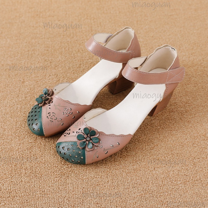 Hollow Out Cover Toe Gladiator - The Ethnic Fashion 评论和价格