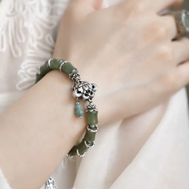 New Chinese Vintage Bamboo Gou - Ethnic Wear Fashion Designer 评论和价格
