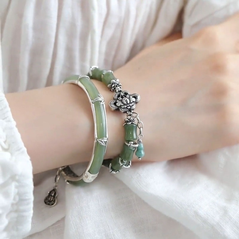 New Chinese Vintage Bamboo Gou - Ethnic Wear Fashion Designer 评论和价格