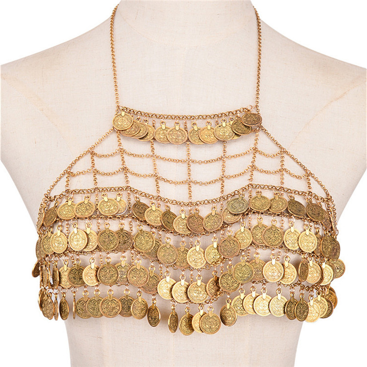 Beach Gypsy Coin Tassel Sexy B - Ethnic Fashion Co In 评论和价格