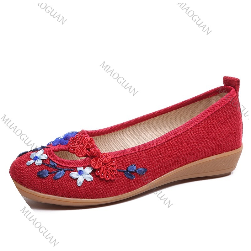 Embroidered Women Comfort Wedg - The Ethnic Fashion 评论和价格