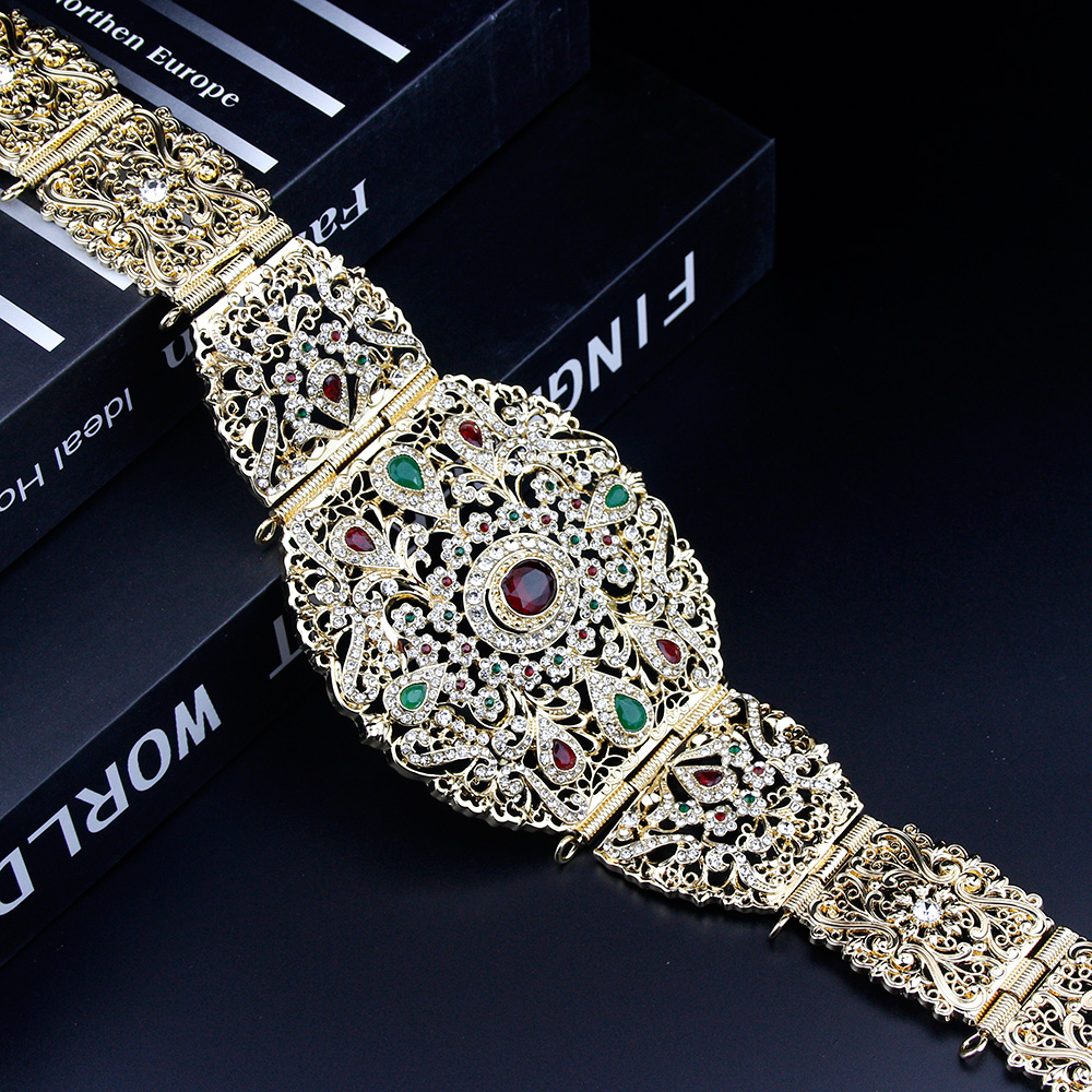 Sunspicems Wide Morocco Belt F - Ethnic Style Dresses 评论和价格