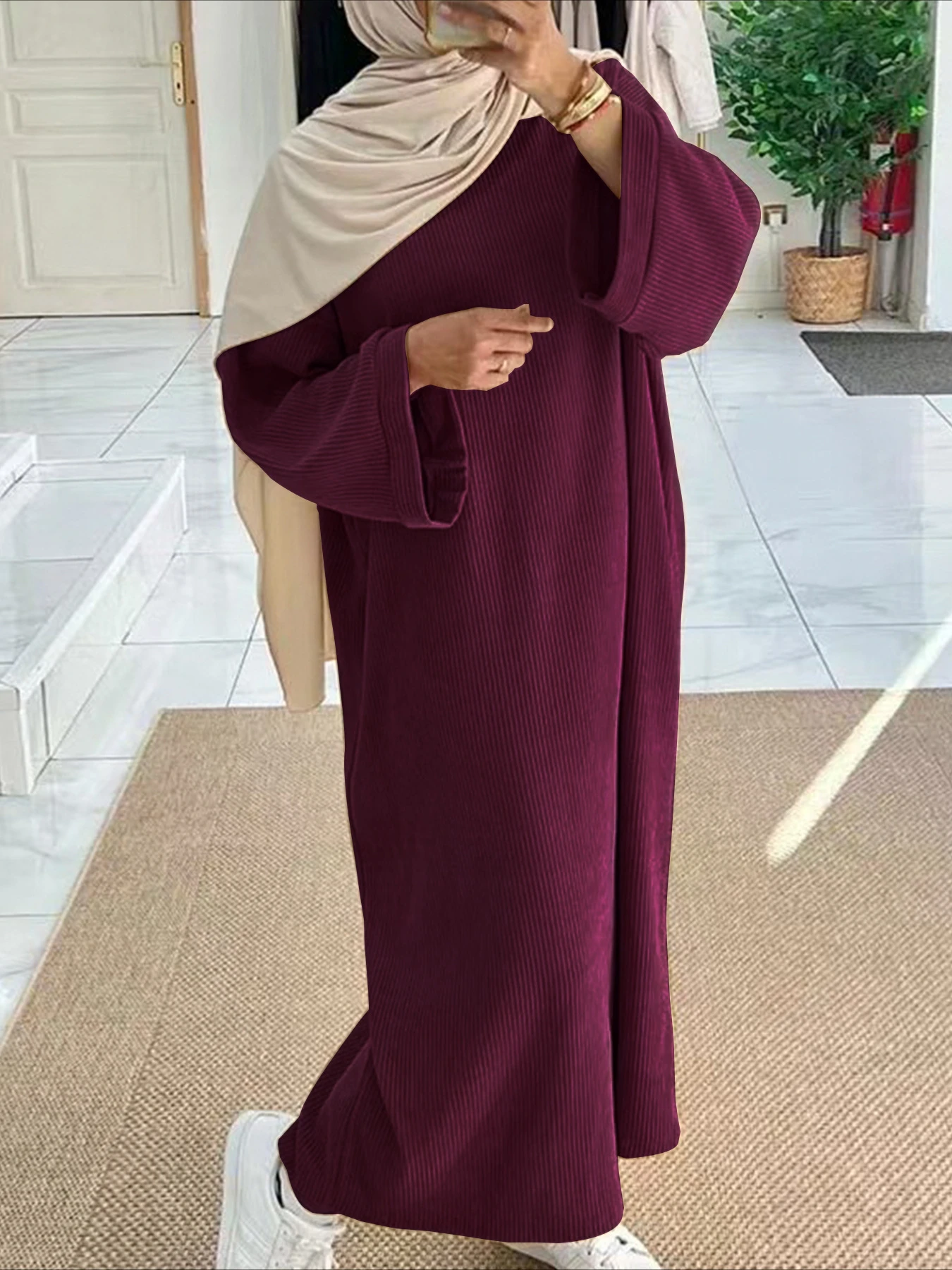 Eid Muslim Women Modest Dresse - Abaya Modest Wear 评论和价格