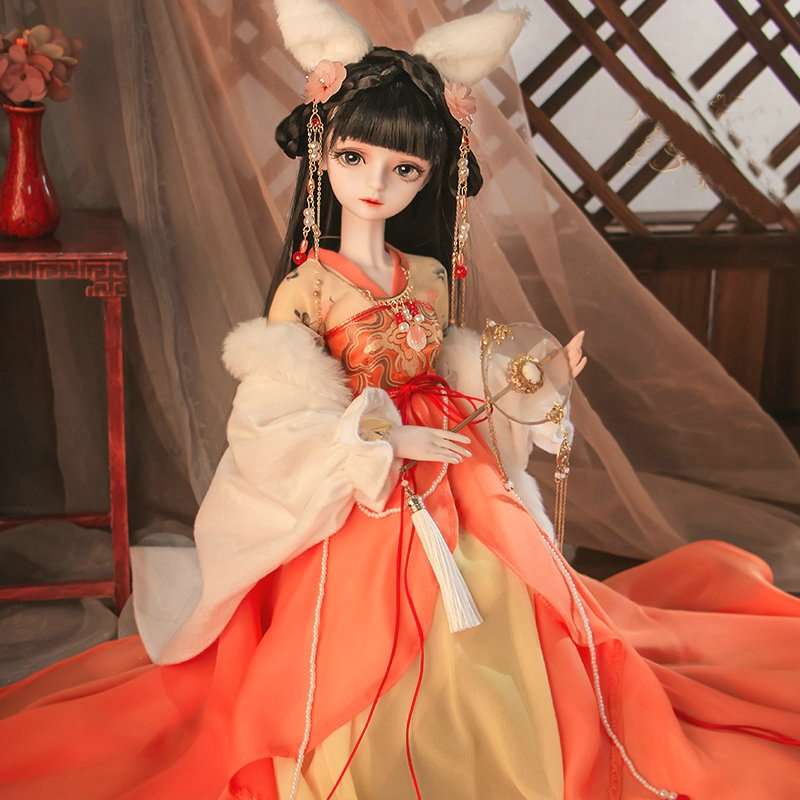 Handmade 1/3 BJD Dolls Full Se - Ethnic Fashion Girls 评论和价格