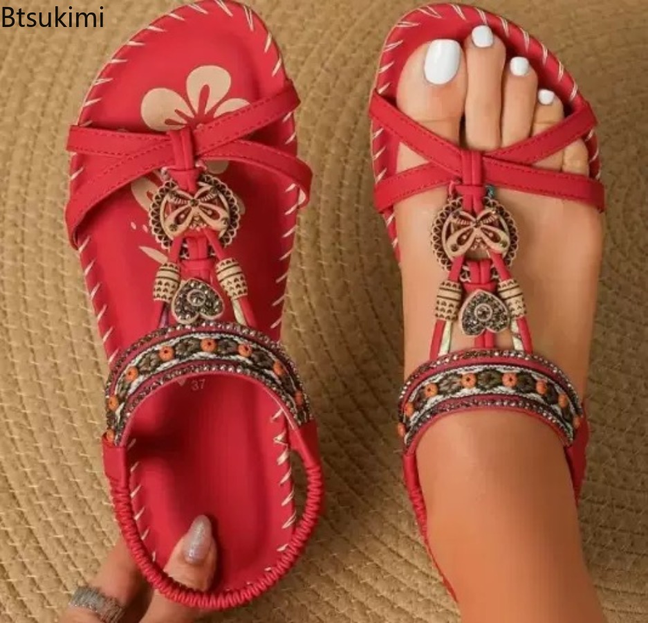 Women Bohemian Sandals Outdoor - The Ethnic Fashion 评论和价格