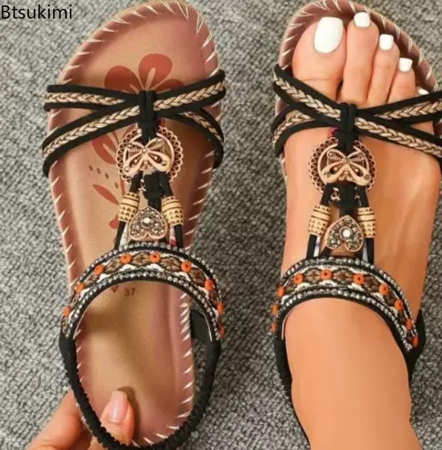 Women Bohemian Sandals Outdoor - The Ethnic Fashion 评论和价格