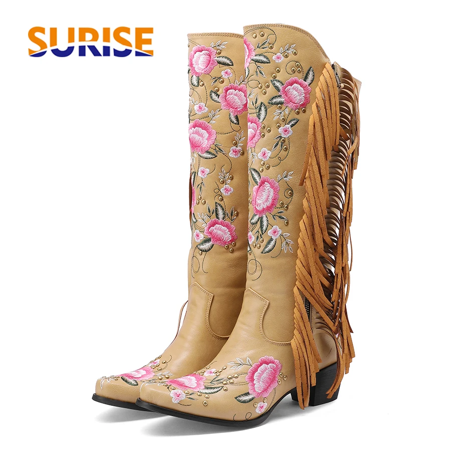 Fashion Embroidery Flower West - The Ethnic Fashion 评论和价格