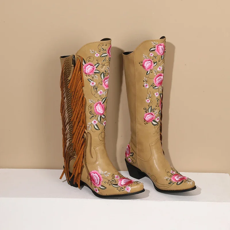Fashion Embroidery Flower West - The Ethnic Fashion 评论和价格