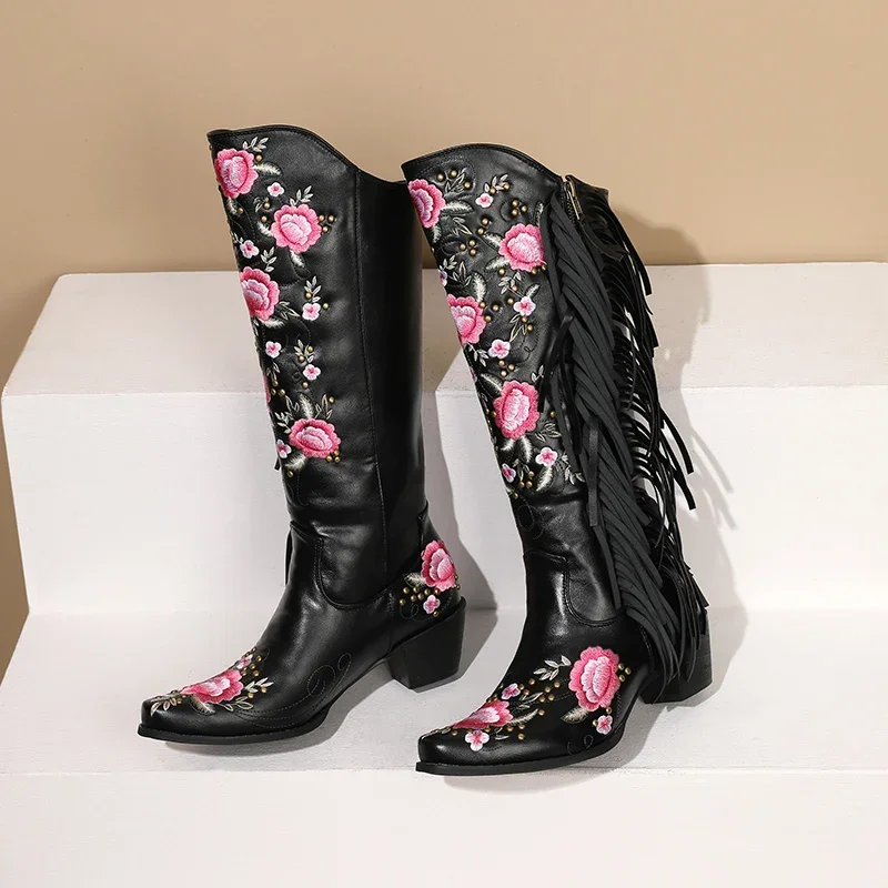 Fashion Embroidery Flower West - The Ethnic Fashion 评论和价格