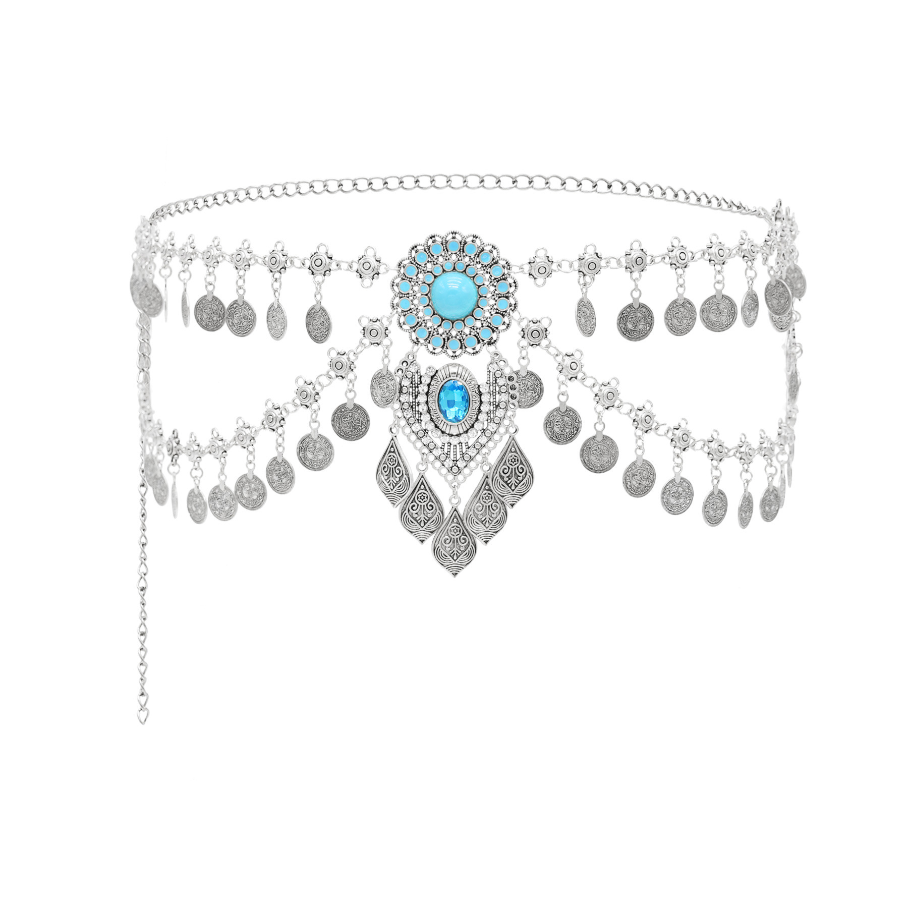 New Bohemian Coin Tassels Faux - Ethnic Fashion Co In 评论和价格