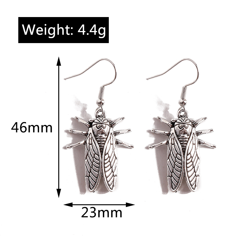 New Design Cicada Drop Earring - Ethnic Fashion Girls 评论和价格