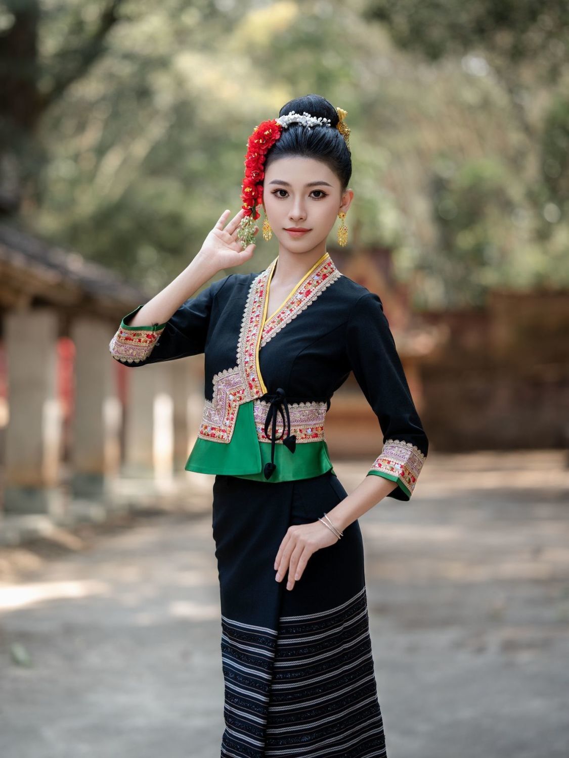 2pcs Thailand Myanmar women Da - Ethnic Clothing & Online Fashion Store Khaadi Uk 评论和价格