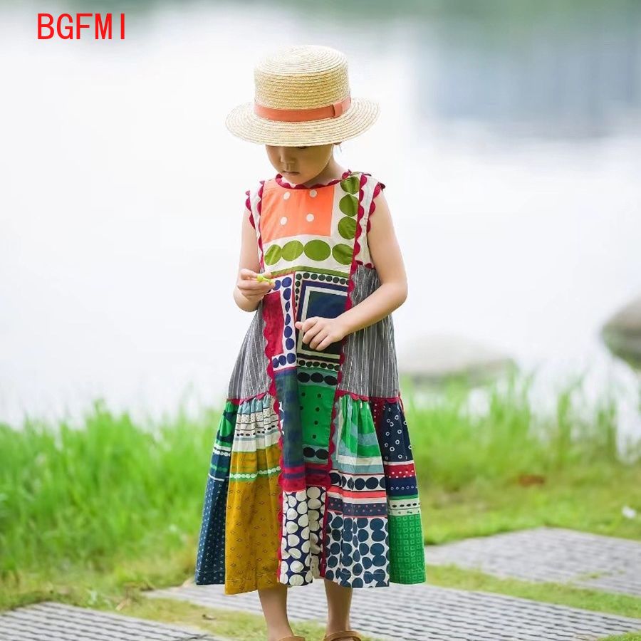 Kids Girls' Retro Dress 1-10Y  - Kids Ethnic Fashion 评论和价格
