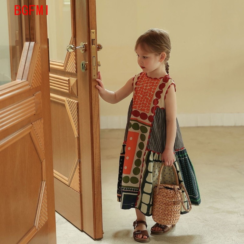 Kids Girls' Retro Dress 1-10Y  - Kids Ethnic Fashion 评论和价格