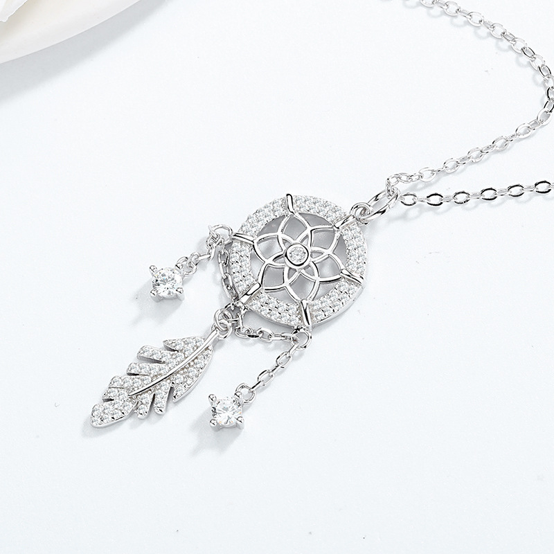 S925 Sterling Silver Dreamcatc - Ethnic Fashion Wear For Women 评论和价格