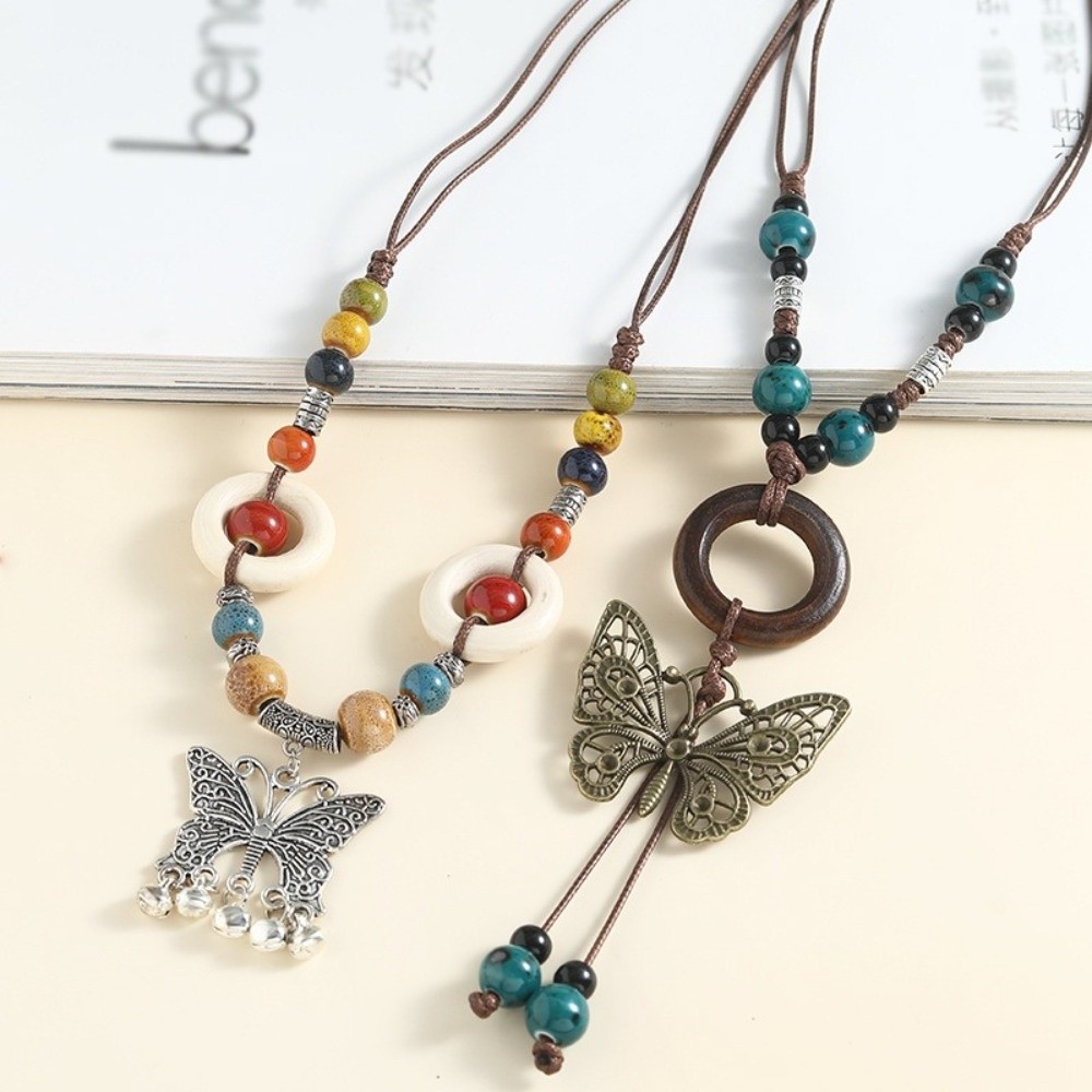 Ethnic Style Butterfly Pendant - Ethnic Wear Fashion Designer 评论和价格