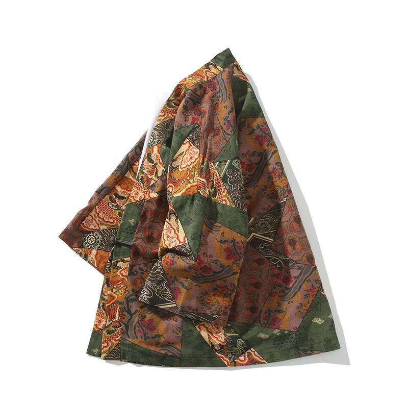 Ethnic Style Print Yukata Men  - The Ethnic Fashion 评论和价格