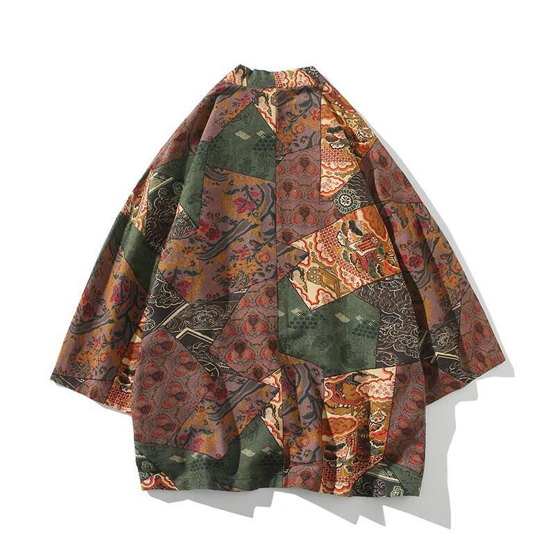 Ethnic Style Print Yukata Men  - The Ethnic Fashion 评论和价格
