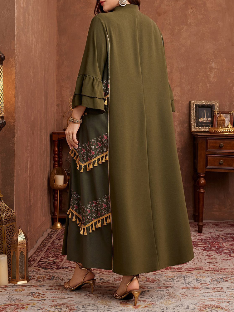 GIBSIE Plus Size Ethnic Style  - Ethnic Style Dresses 评论和价格